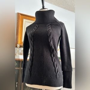 Calvin Klein Black Knit Turtleneck Sweater Women’s Size Medium